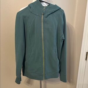 Lululemon green Zip-Up Hoodie size 12